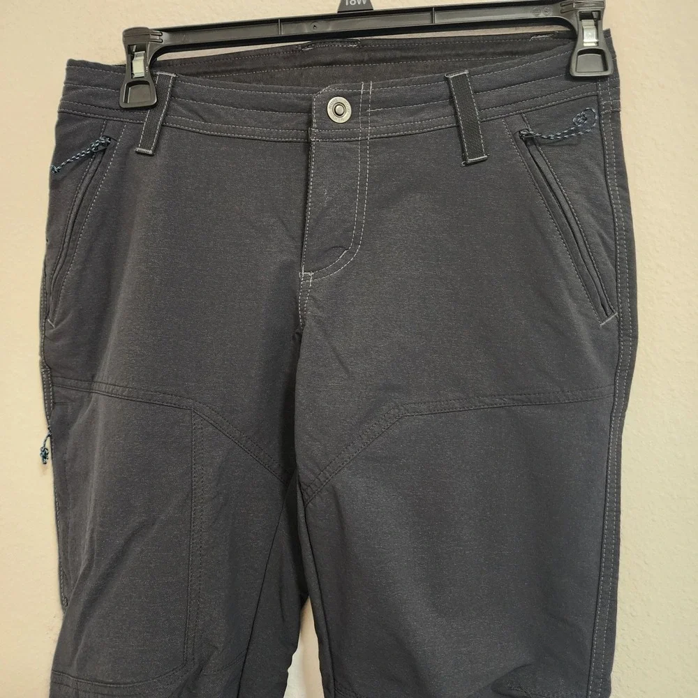 Kuhl Womens Pants‎ Black Zip Pockets Hiking Outdoor Size 8